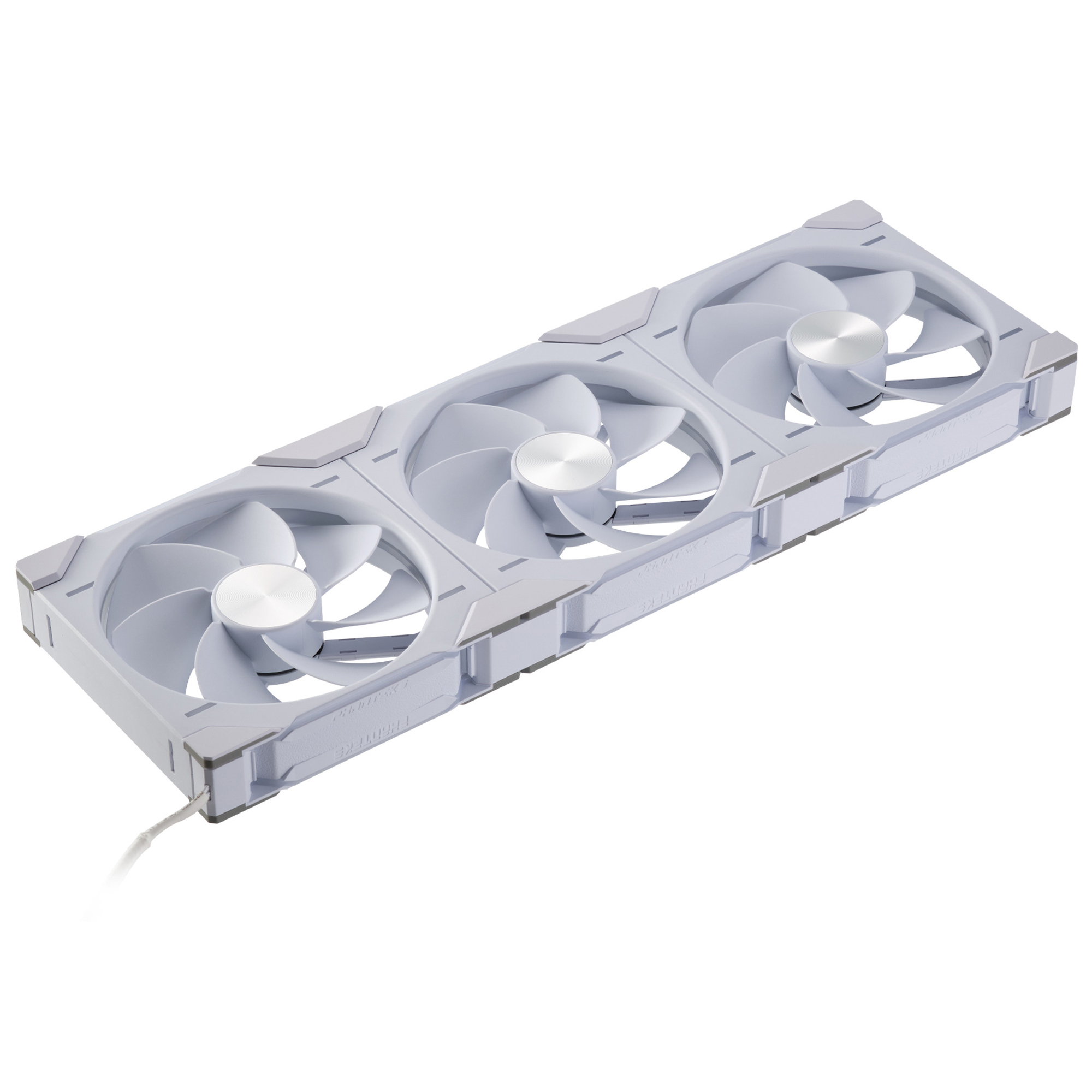 Phanteks - Ventilador Phanteks D30 PWM reverse Airflow D-RGB Blanco Pack 3 - 140mm