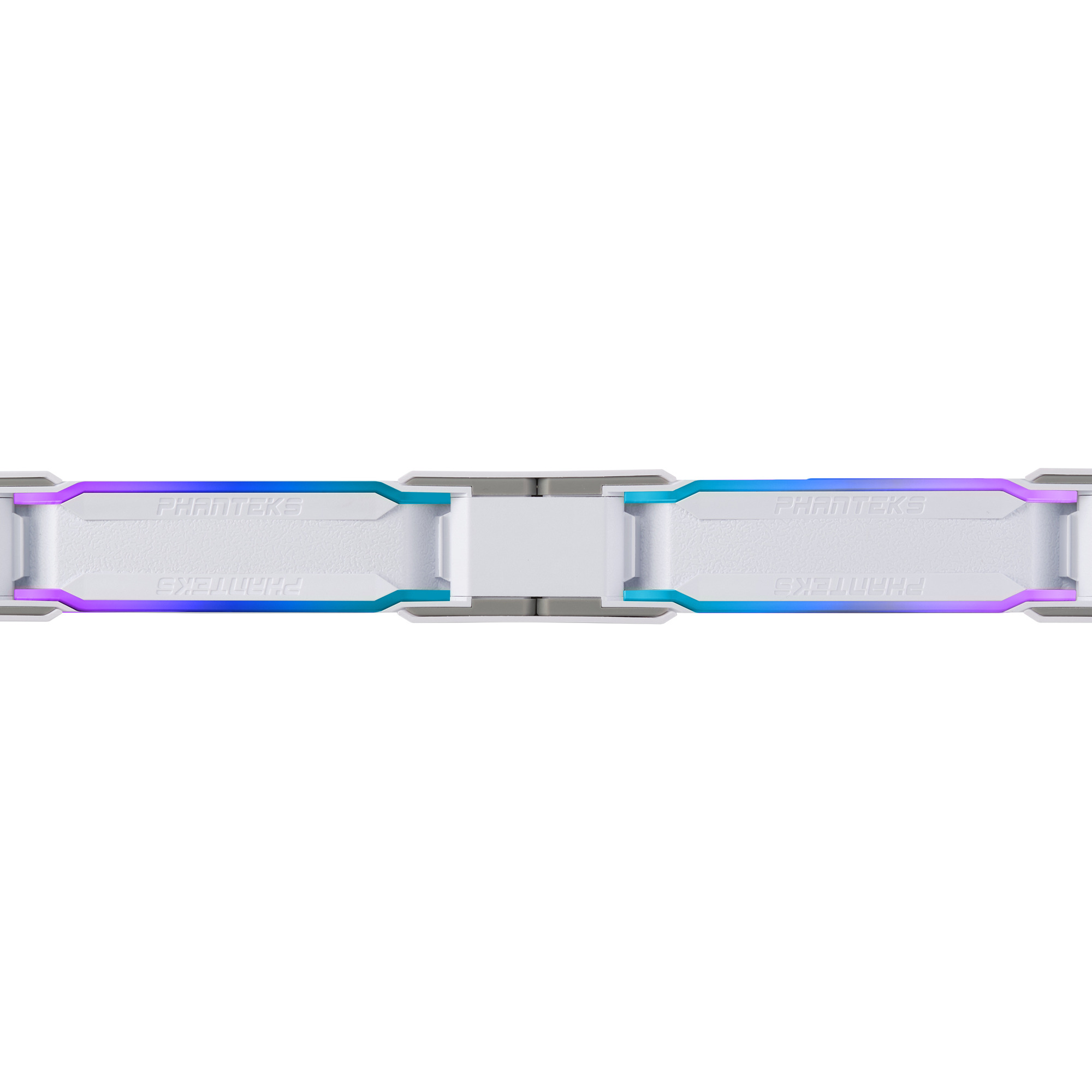 Phanteks - Ventilador Phanteks D30 PWM reverse Airflow D-RGB Blanco Pack 3 - 140mm