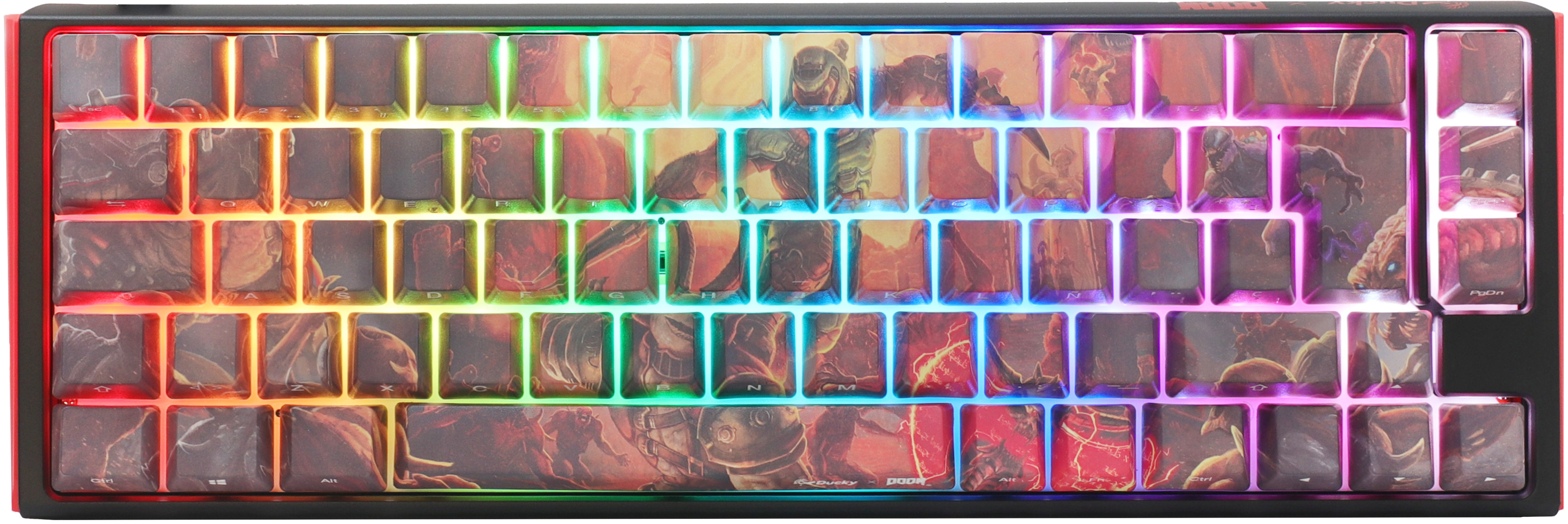 Ducky - Teclado Mecânico Ducky ONE 3 SF RGB x Doom Limited Edition MX-Red (ES)