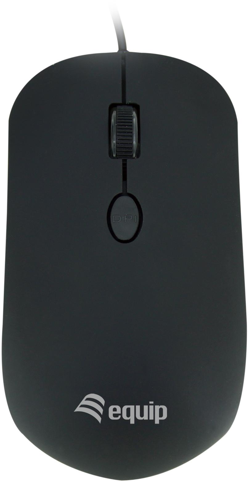 Picture of Picture of Ratón Equip Comfort USB Negro