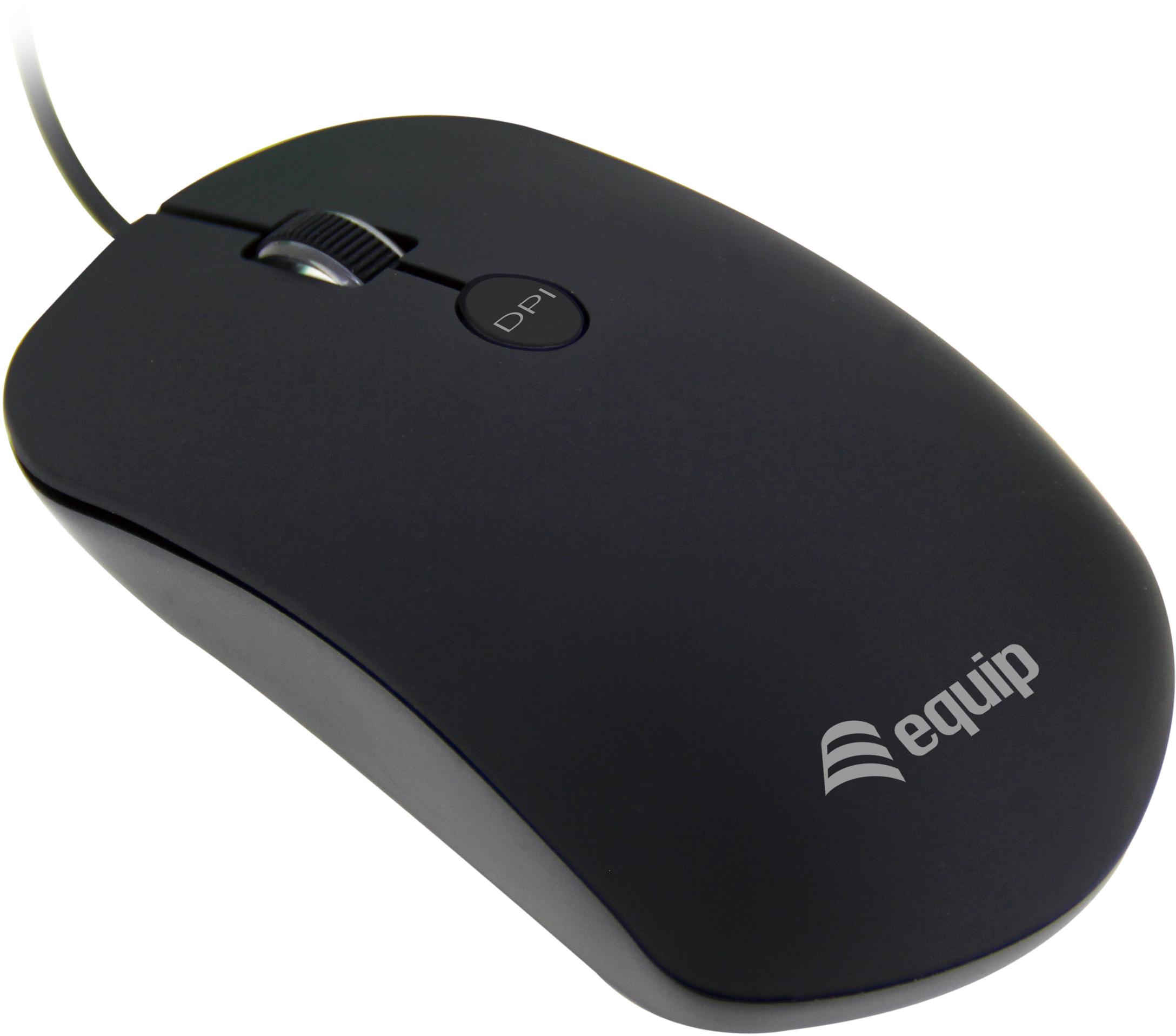 Picture of Picture of Ratón Equip Comfort USB Negro