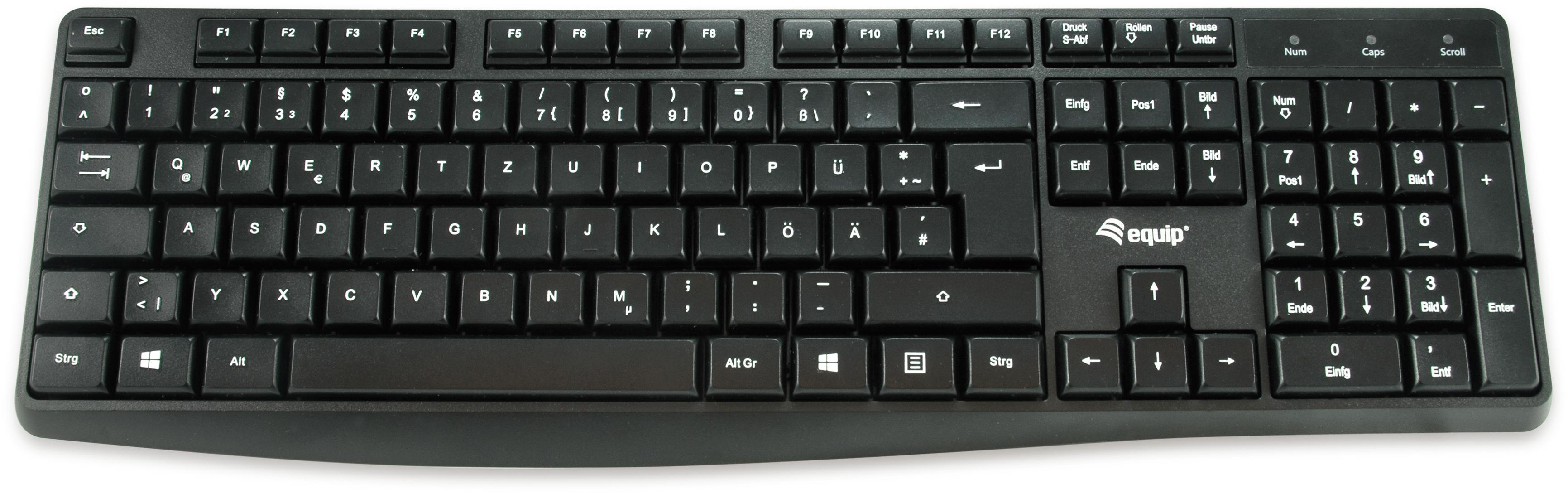 Picture of Picture of Teclado Equip USB (PT) Negro
