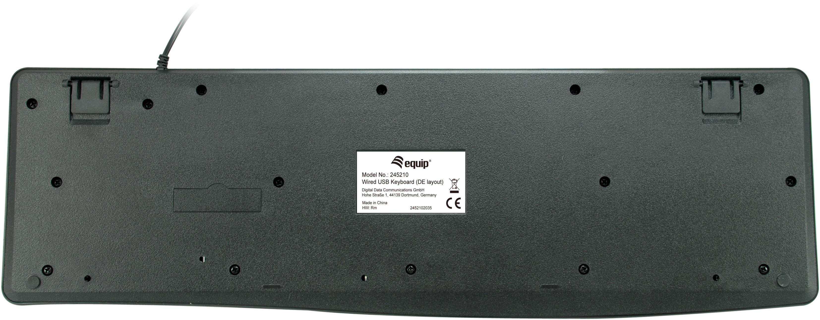 Picture of Picture of Teclado Equip USB (PT) Negro