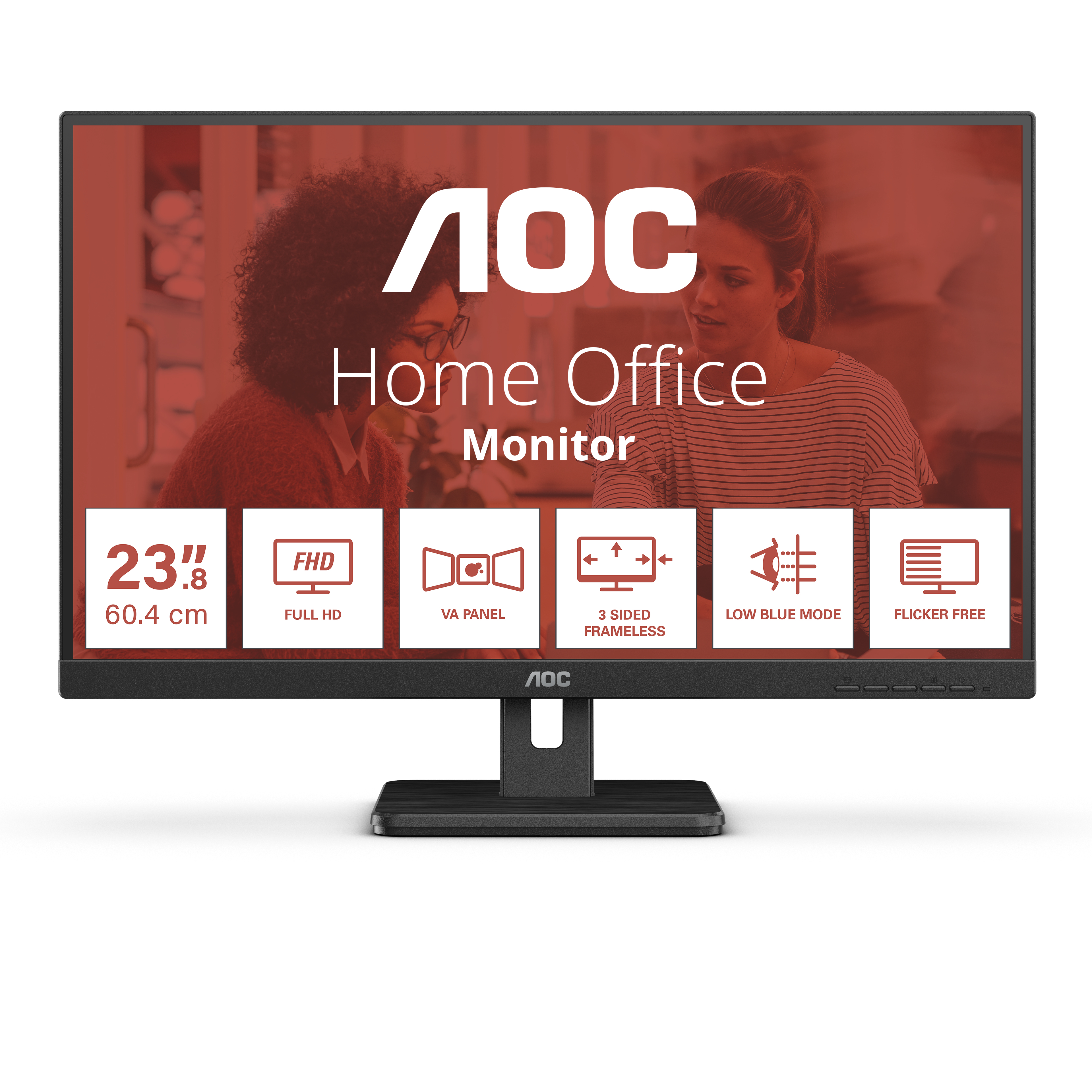 Picture of Picture of Monitor AOC 24" 24E3UM VA FHD 75Hz 4ms USB 3.2 Adaptive Sync Low Blue Light