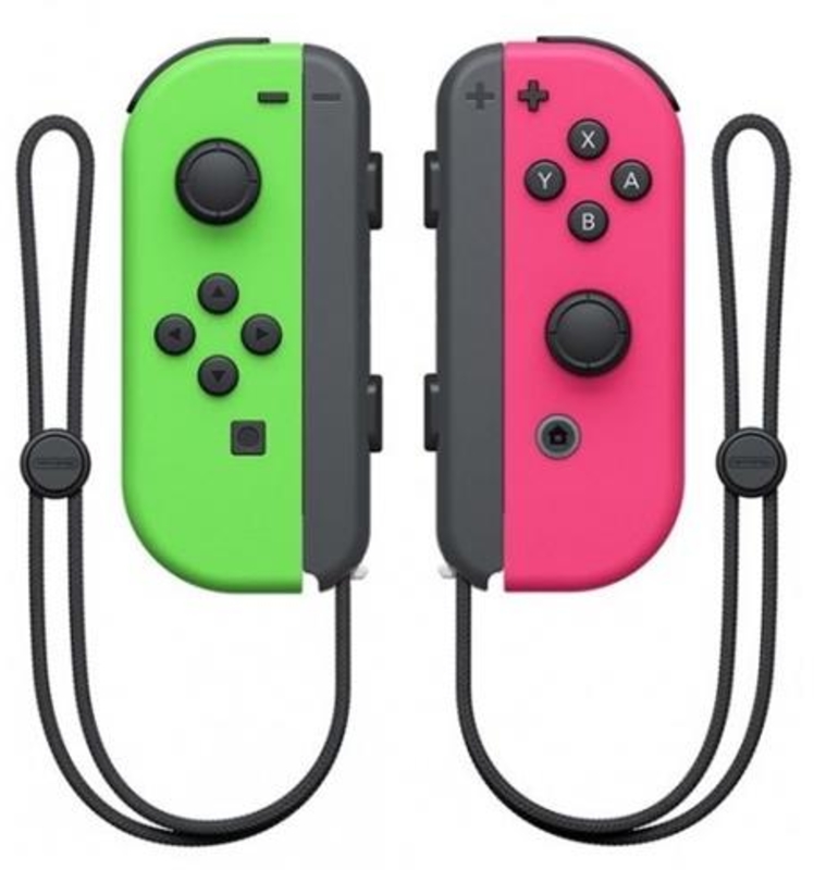 Nintendo - Mando Nintendo Joy-Con (set Izq/Der) Verde Neón / Rosa Neón