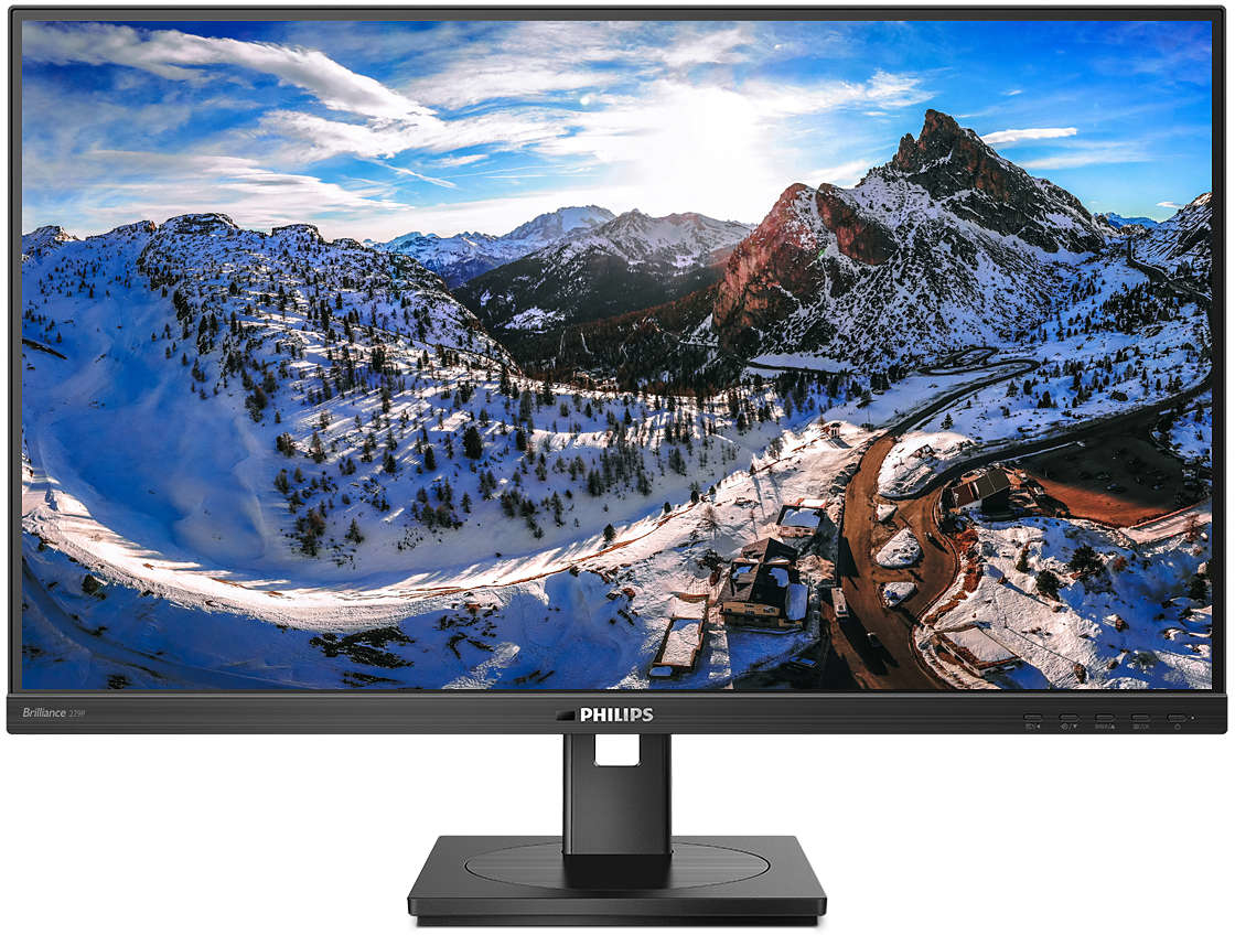 Philips - Monitor Philips P-Line 27" 279P1 IPS 4K 60Hz 4ms USB-C (PD90W)