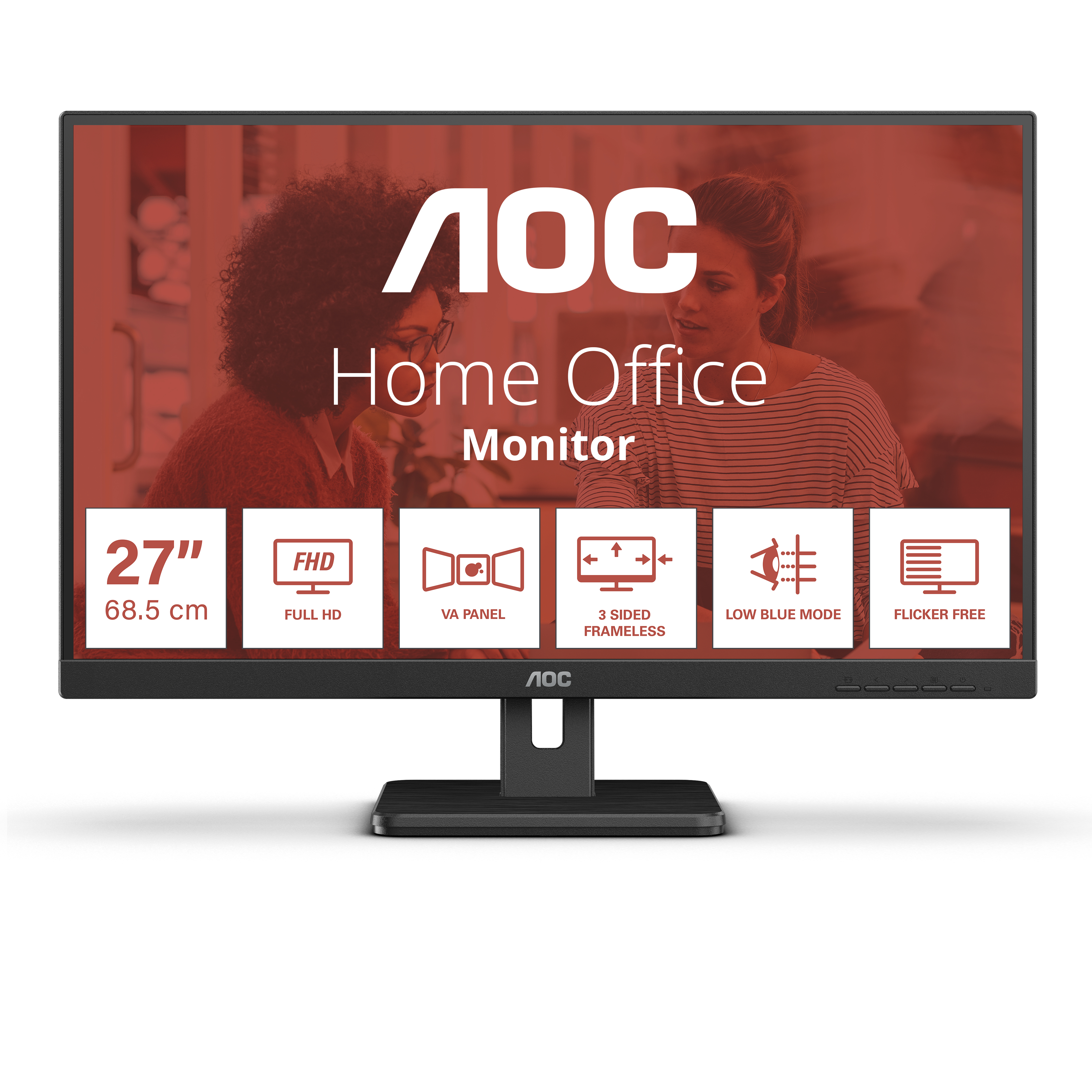 Picture of Picture of Monitor AOC 27" 27E3UM VA FHD 75Hz 4ms Low Blue Light