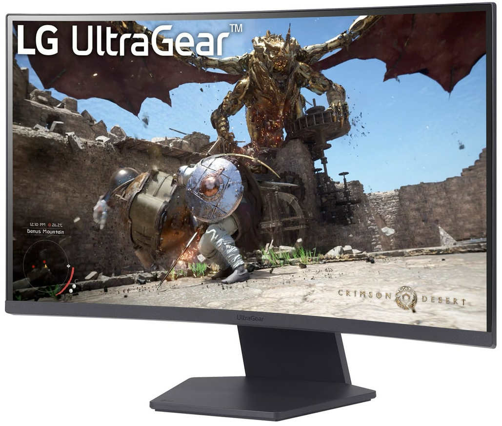 Picture of Picture of Monitor Curvo Gaming LG UltraGear 27" 27GS60QC-B VA WQHD 180Hz 1ms FreeSync HDR10