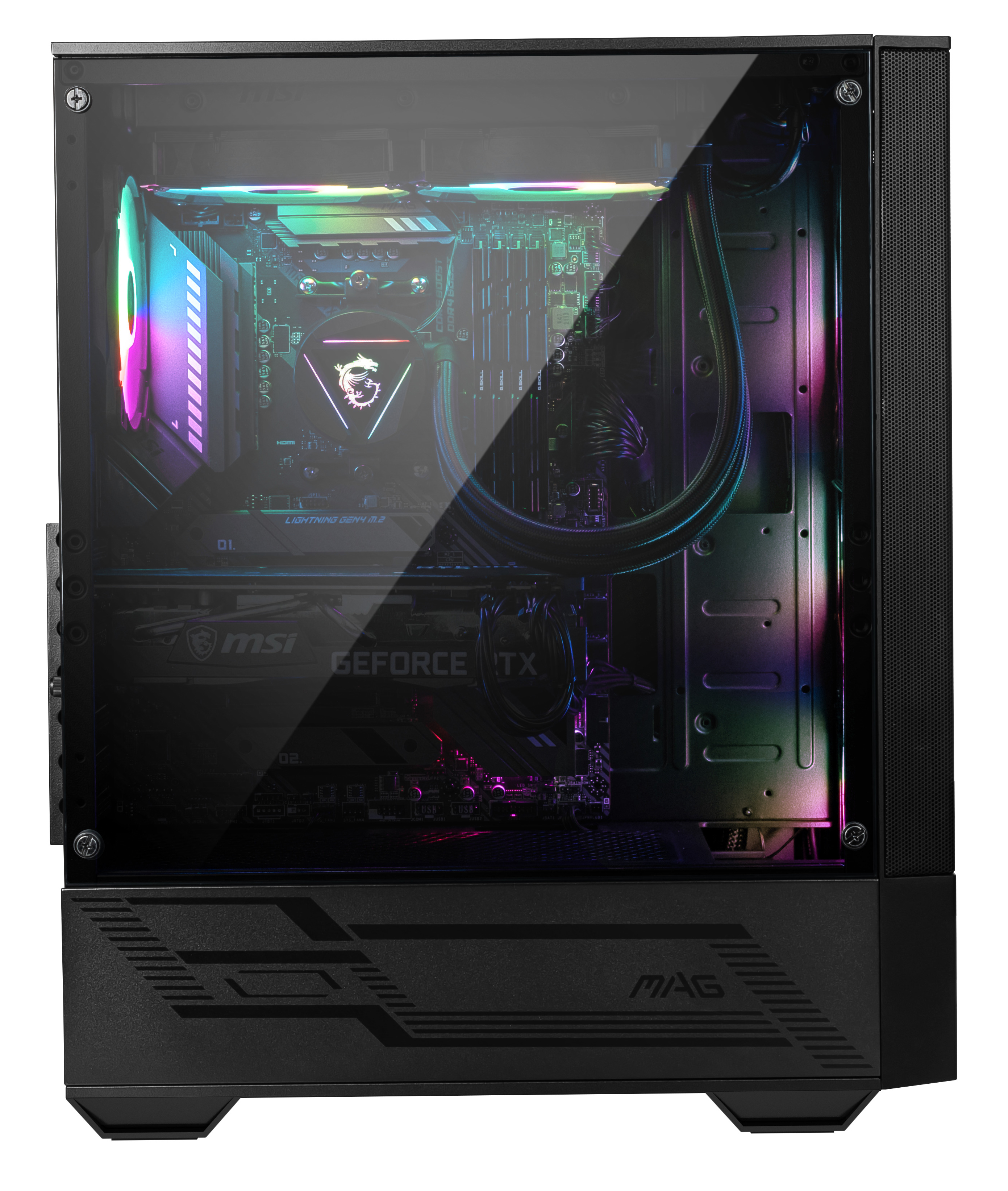 MSI - Torre ATX MSI MAG Forge 112R Cristal Templado Negro