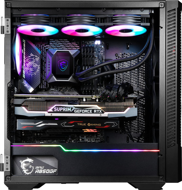 MSI - Torre E-ATX MSI MPG VELOX 100P AIRFLOW ARGB Cristal Templado Negro
