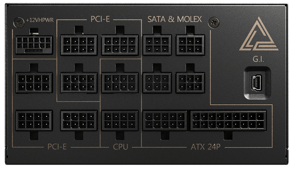 Picture of Picture of Fuente Alimentación Modular MSI MEG A1300P PCIE5 1300W 80+ Platinum