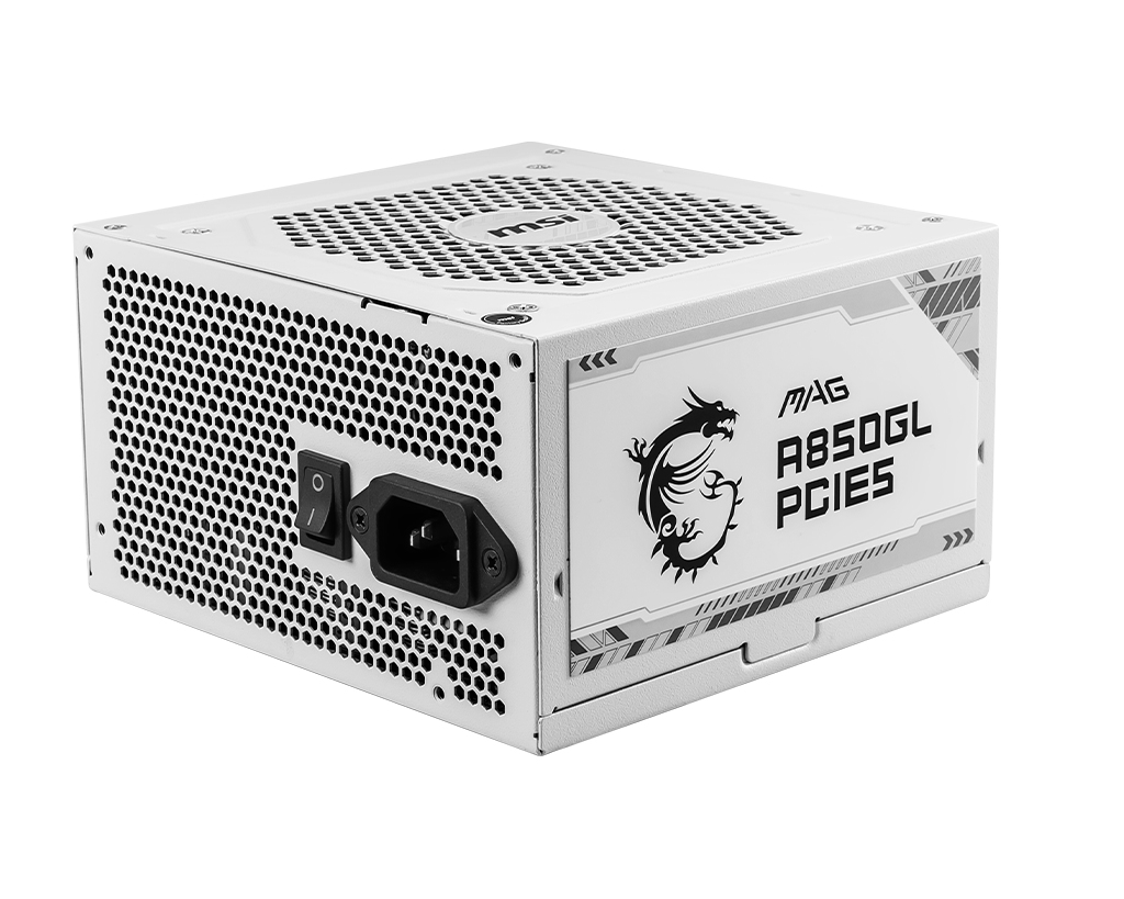 Picture of Picture of Fuente Alimentación Modular MSI MAG A850GL 850W 80+ Gold PCIE5 Blanca