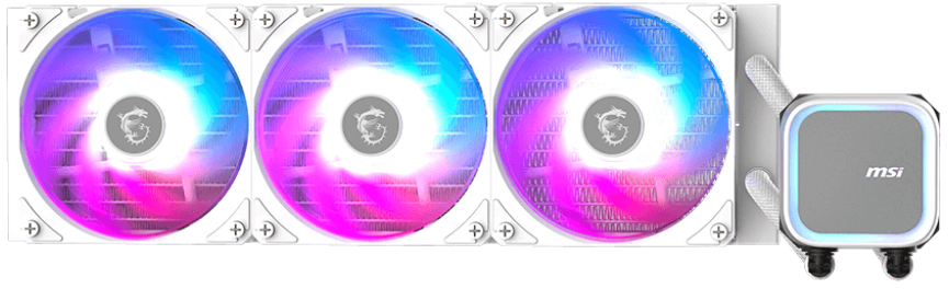 Picture of Picture of Refrigeración Liquida CPU MSI MAG CORELIQUID A13 360mm ARGB Blanco