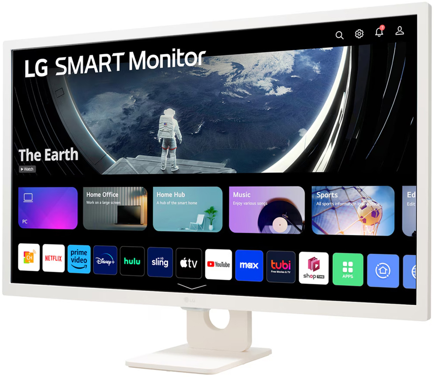 Picture of Picture of Monitor LG 32" 32SR50F-W IPS FHD Smart Monitor - Blanco