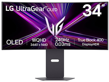 Picture of Picture of Monitor Curvo Gaming LG UltrGear 34" 34GX900A OLED WQHD 240Hz 0.03ms G-Sync Compatible Smart webOS Negro