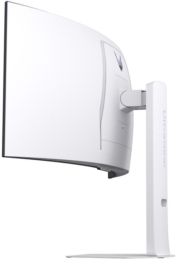 LG - Monitor Curvo Gaming LG UltrGear 34" 34GX90SA OLED WQHD 240Hz 0.03ms G-Sync Compatible Smart webOS Blanco
