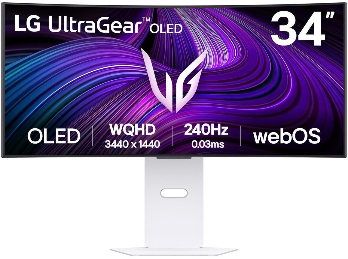 Picture of Picture of Monitor Curvo Gaming LG UltrGear 34" 34GX90SA OLED WQHD 240Hz 0.03ms G-Sync Compatible Smart webOS Blanco