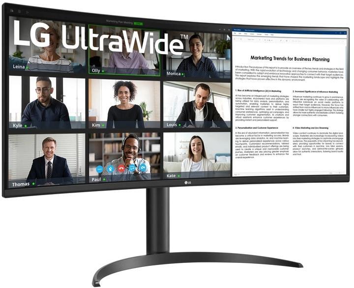Picture of Picture of Monitor Curvo LG UltraWide 34" 34WR55QK-B VA UWQHD 100Hz 5ms sRGB99%
