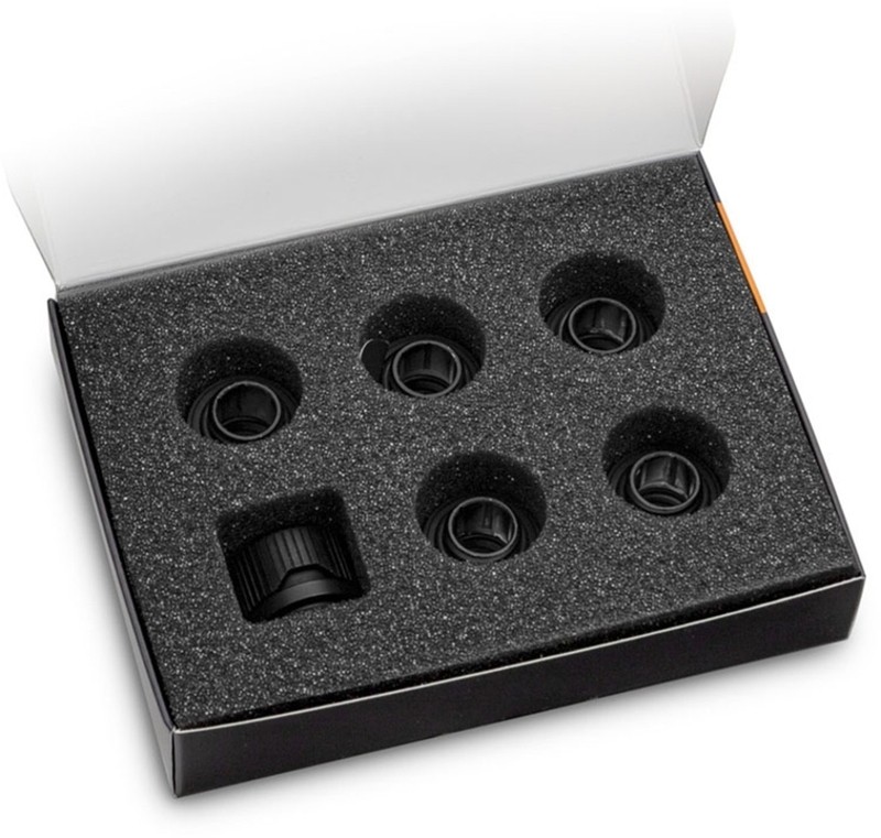 Picture of Picture of Conector EKWB Quantum Torque HDC 12mm Negro (Pack 6)