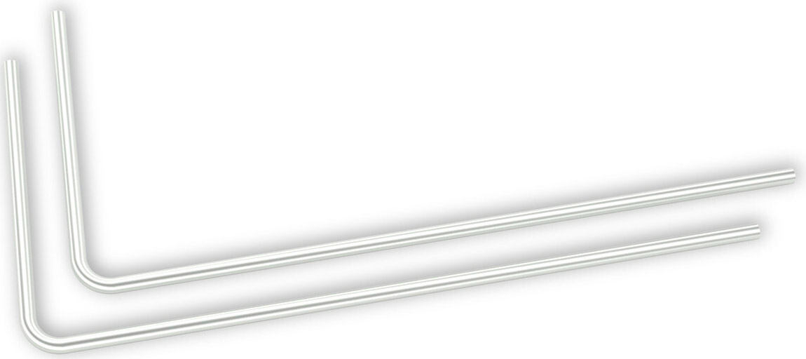 Picture of Picture of Tubo Rígido EKWB Loop Metal Pre-Doblado 90º 12mm 80cm Titanio Acetinado (Pack 2)