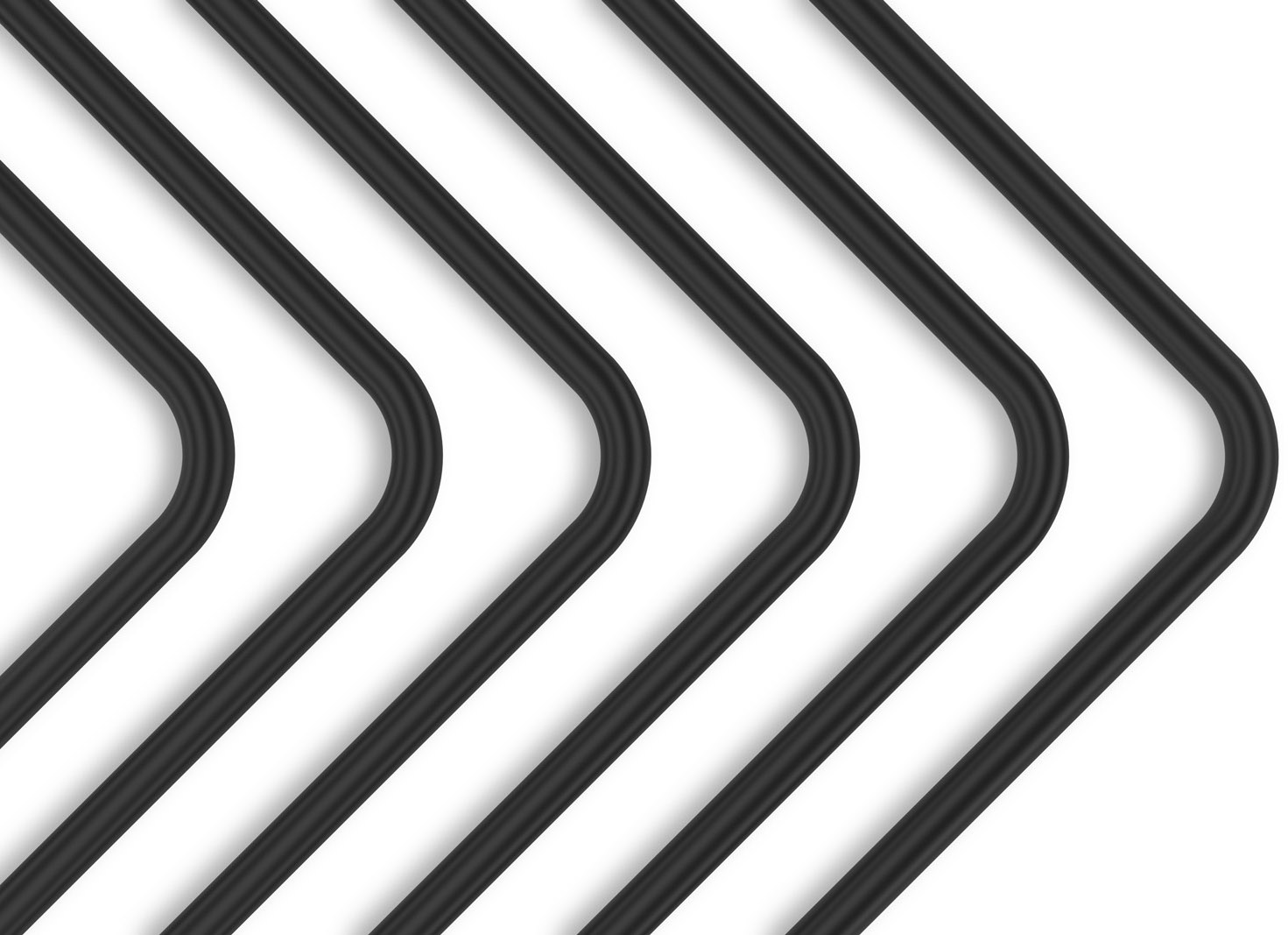 ek-water-blocks - Tubo Rígido EKWB Loop Metal Pre-Doblado 90º 14mm 80cm Negro (Pack 2)