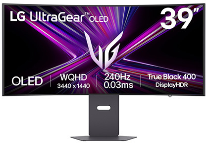 Picture of Picture of Monitor Curvo Gaming LG UltrGear 39" 34GX90SA OLED WQHD 240Hz 0.03ms G-Sync Compatible Smart webOS