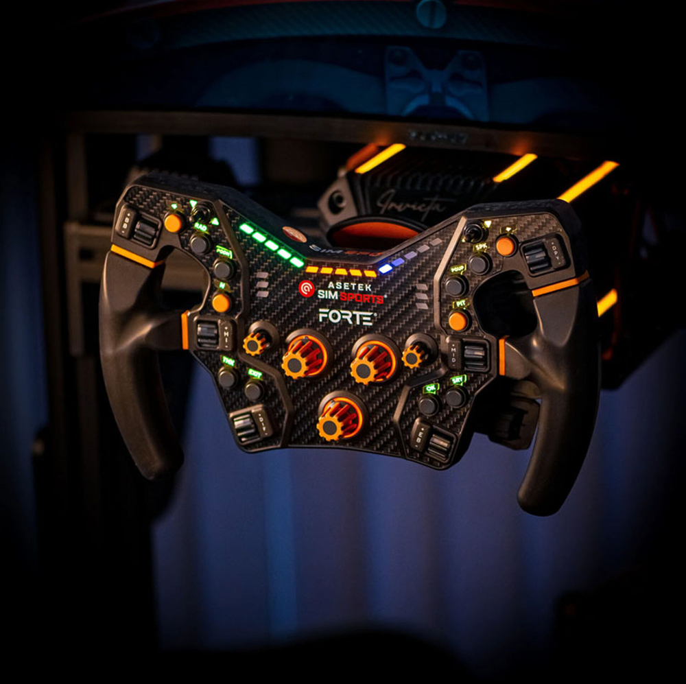 asetek-simsports - Asetek SimSports Drehregler - Orange