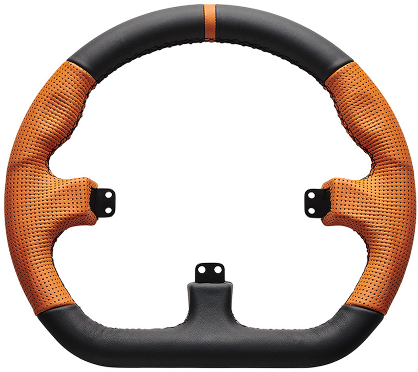 Picture of Picture of Asetek SimSports GT Rim - Closed D, Leder - orange