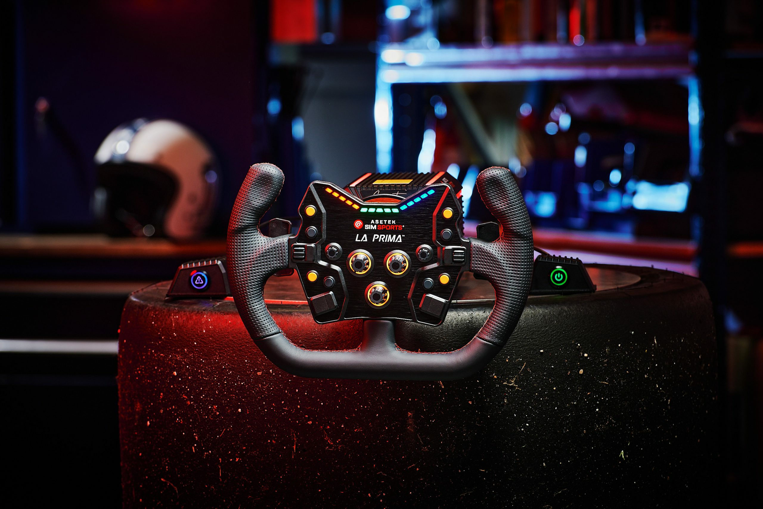 asetek-simsports - Asetek SimSports GT Rim - Open D, Leder