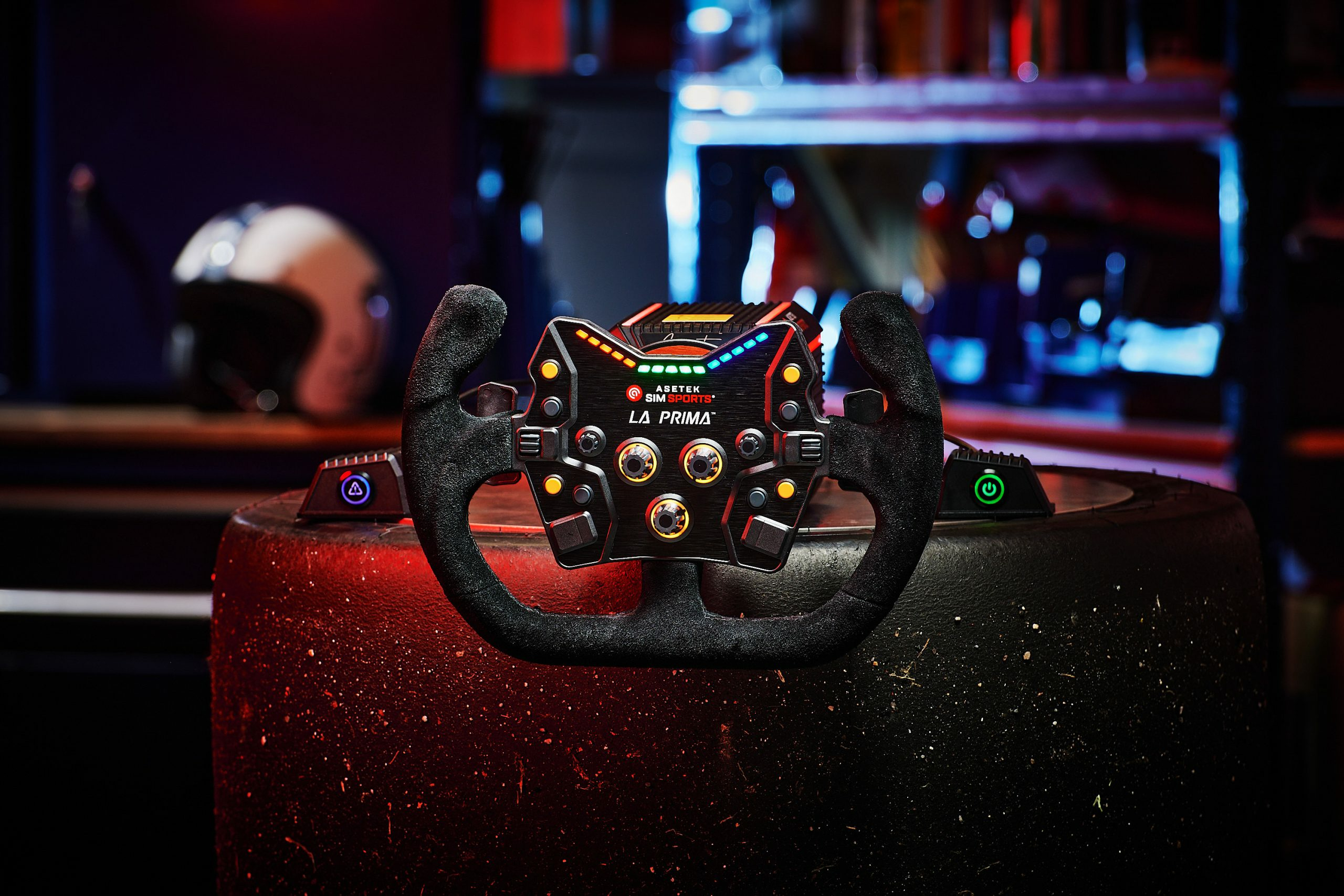 asetek-simsports - Asetek SimSports GT Rim - Open D, Wildleder