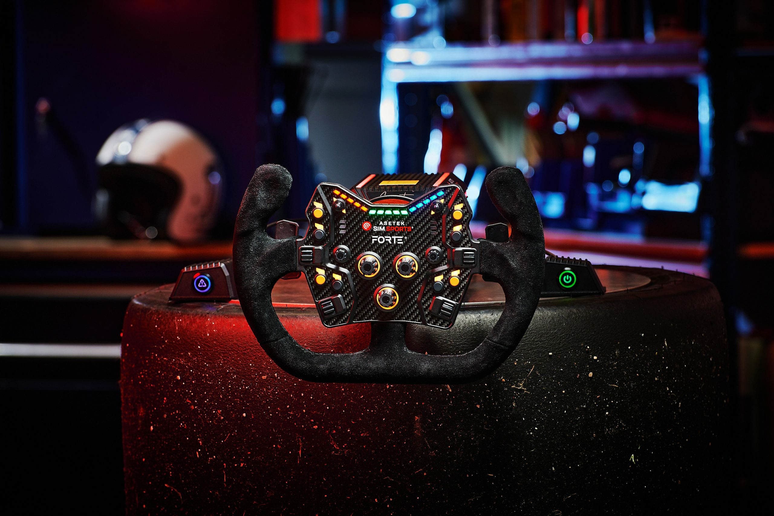 asetek-simsports - Asetek SimSports GT Rim - Open D, Wildleder