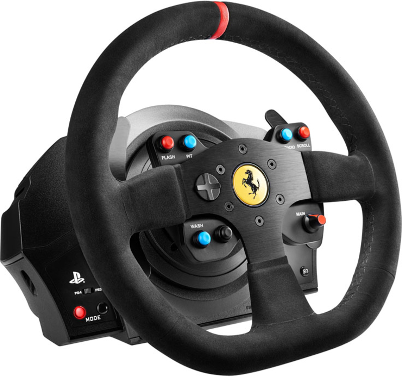 Picture of Picture of Volante + Pedales Thrustmaster T300 Ferrari Alcantara Edition - PS5 / PS4 / PS3 / PC