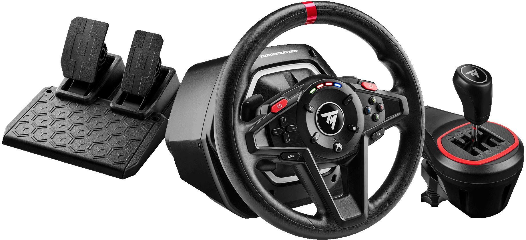 Picture of Picture of Conjunto Thrustmaster T128 Shifter Pack ( Volante + Pedais + Shifter ) PC / XBox