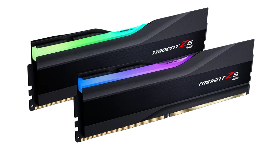 Picture of Picture of G.Skill Kit 32GB (2 x 16GB) DDR5 5600MHz Trident Z5 RGB CL36 Black - F5-5600J3636C16GX2-TZ5RK