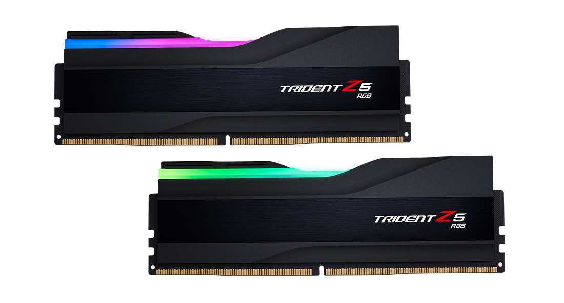 Picture of Picture of G.Skill Kit 32GB (2 x 16GB) DDR5 5200MHz Trident Z5 RGB CL36 Black - F5-5200J3636C16GX2-TZ5RK
