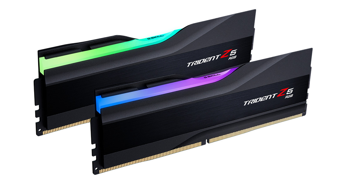 Picture of Picture of G.Skill Kit 32GB (2 x 16GB) DDR5 5200MHz Trident Z5 RGB CL36 Black - F5-5200J3636C16GX2-TZ5RK