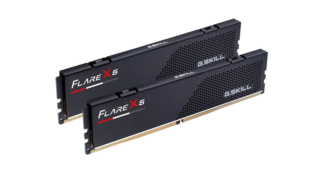 Picture of Picture of G.Skill Kit 32GB (2 x 16GB) DDR5 6000MHz Flare X5 EXPO CL32 Black - F5-6000J3238F16GX2-FX5