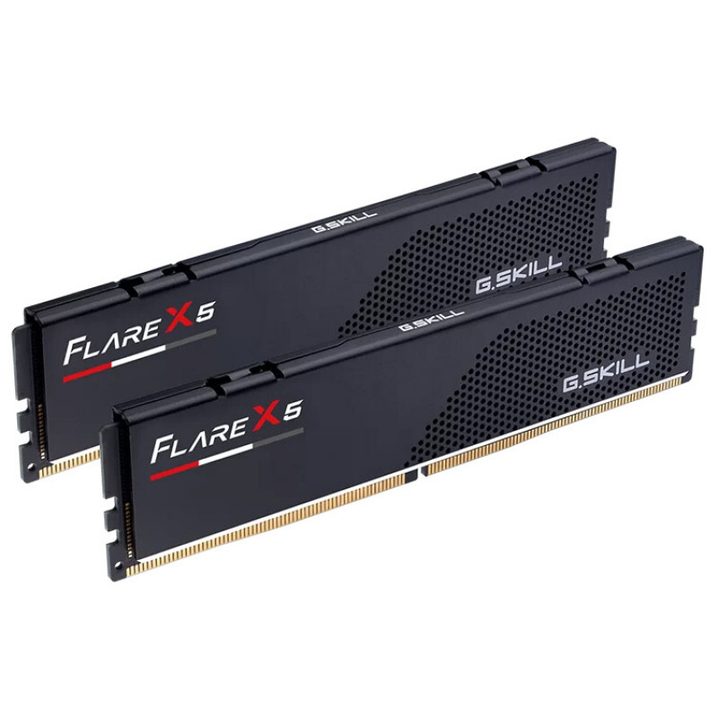- G.Skill Kit 32GB (2 x 16GB) DDR5 6000MHz Flare X5 EXPO CL36 Black - F5-6000J3636F16GX2-FX5 Picture of - G.Skill Kit 32GB (2 x 16GB) DDR5 6000MHz Flare X5 EXPO CL36 Black - F5-6000J3636F16GX2-FX5