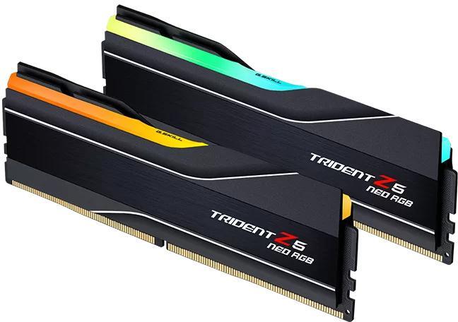 Picture of Picture of G.Skill Kit 32GB (2 x 16GB) DDR5 6400MHz Trident Z5 Neo RGB CL32 Black - F5-6400J3239G16GX2-TZ5NR