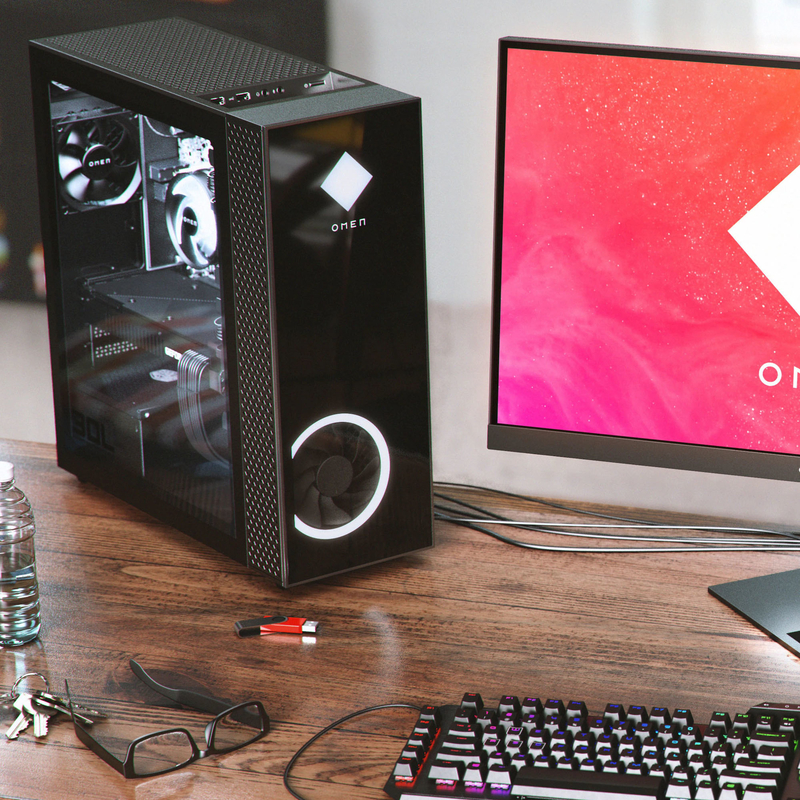 HP - Desktop HP Omen GT13-1018NP R7 32GB 512GB 1TB RX 6700 XT