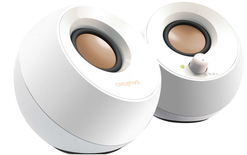 Picture of Picture of Altavoces Creative Pebble 2.0 Blanco
