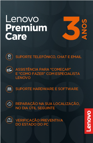 Lenovo - Servicio de Soporte Lenovo Premium Care 3 años