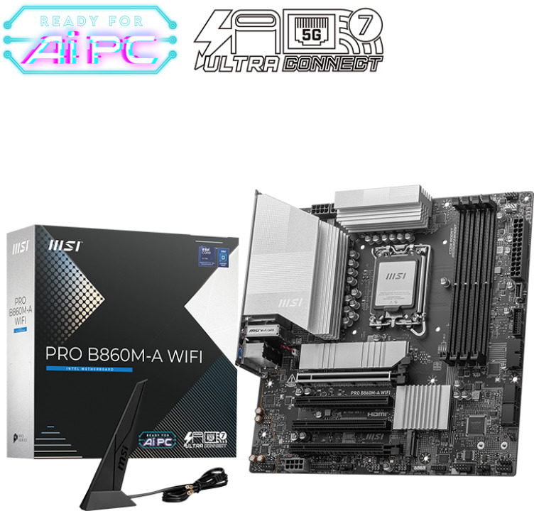 Picture of Picture of Placa Base MSI PRO B860M-A WIFI