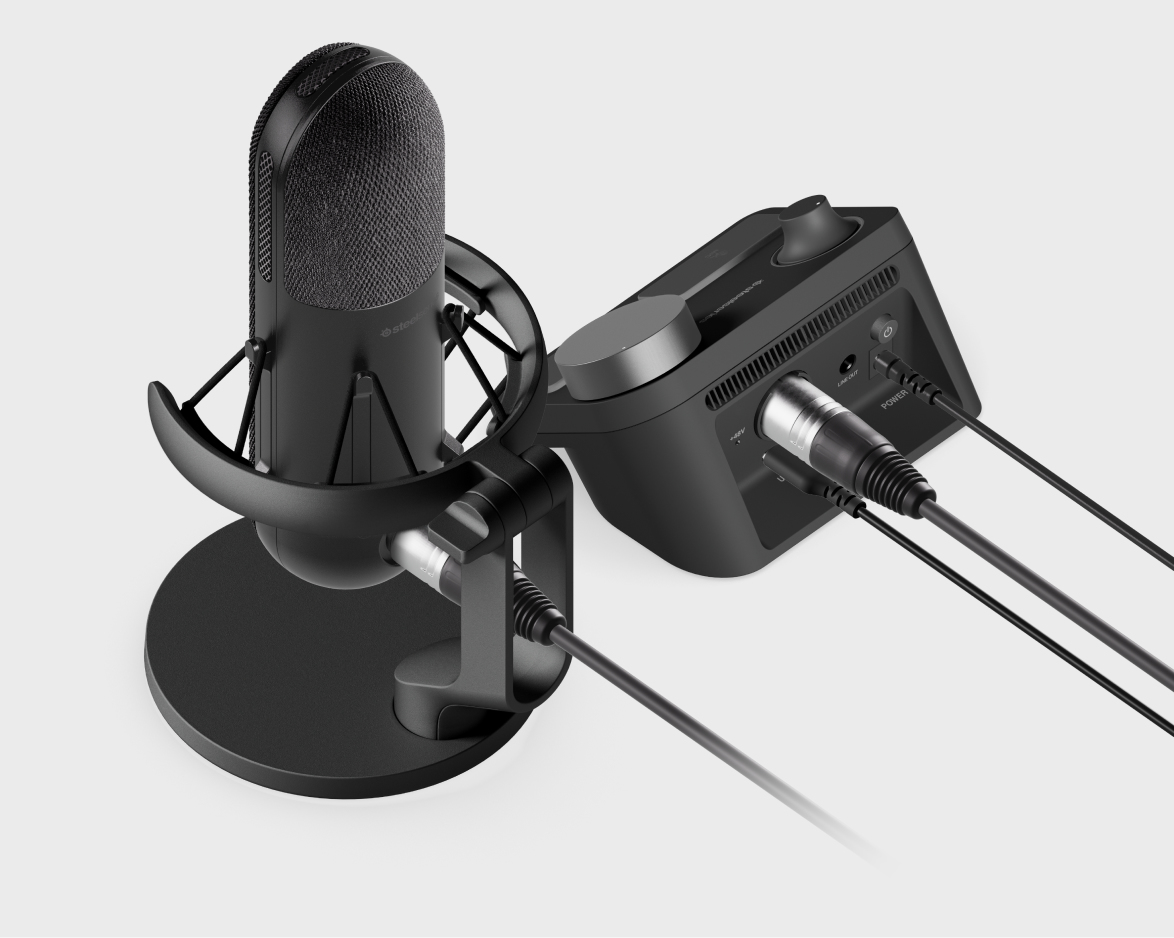 Picture of Picture of Micrófono SteelSeries Alias Pro XLR Negro