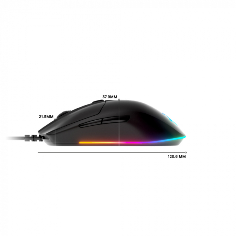 SteelSeries - Steelseries Rival 3 ratón Juego mano derecha USB tipo A Óptico 8500 DPI