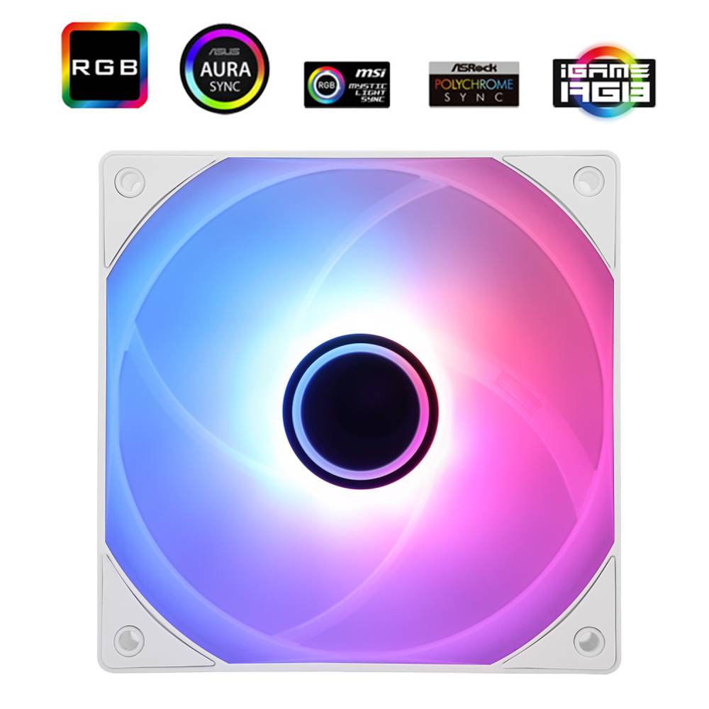 Picture of Picture of Ventilador Thermalright TL-C12W-S V3 ARGB PWM Blanco 120mm