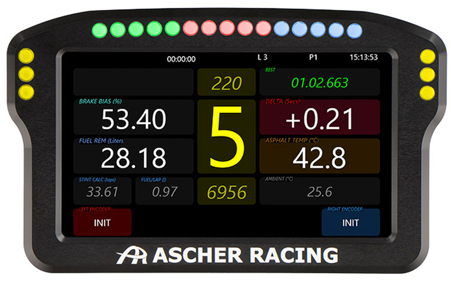 Picture of Picture of Dashboard 5" Ascher Racing