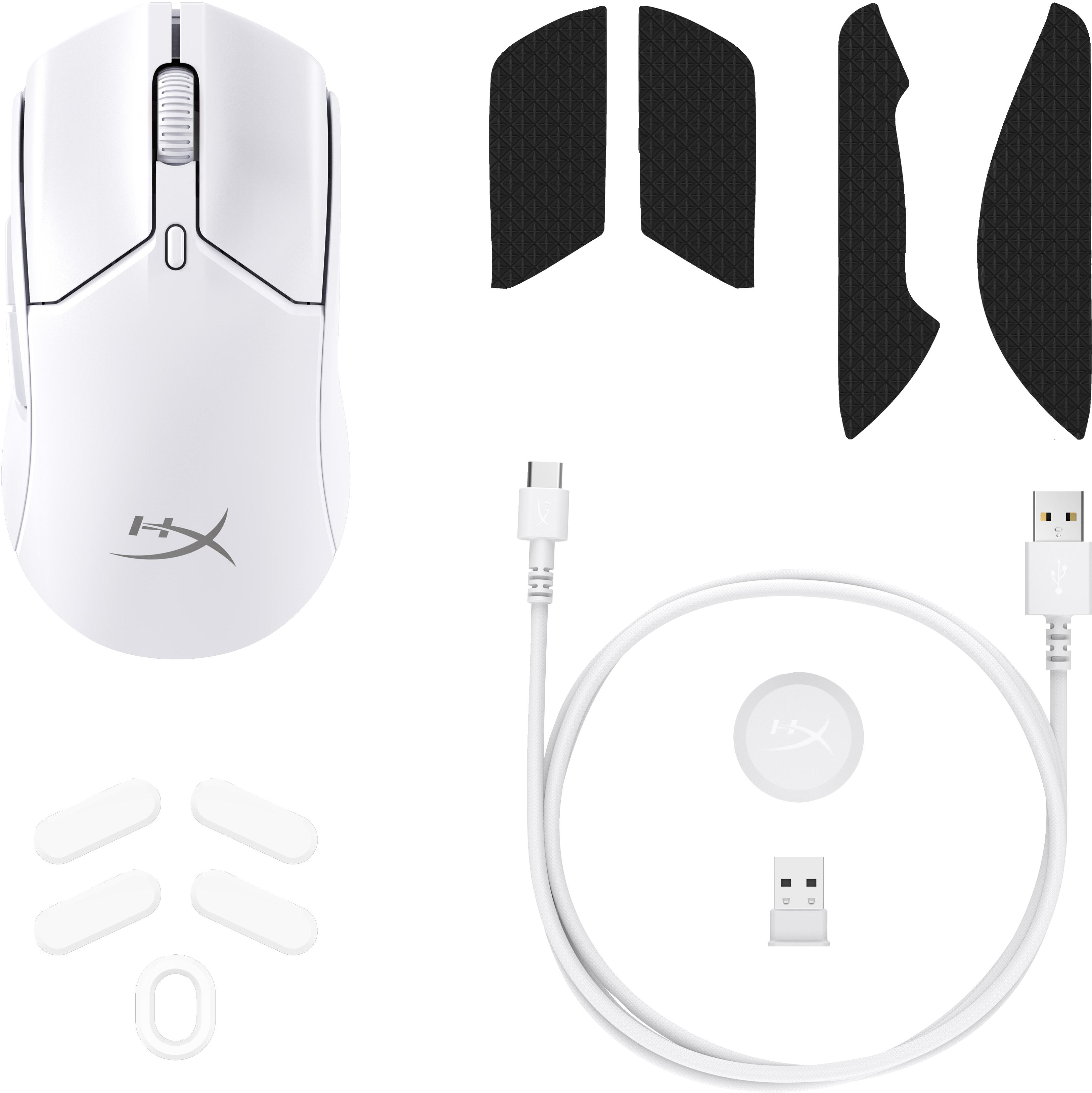 HyperX - Ratón HyperX Pulsefire Haste 2 Mini Wireless 26000DPI Blanco