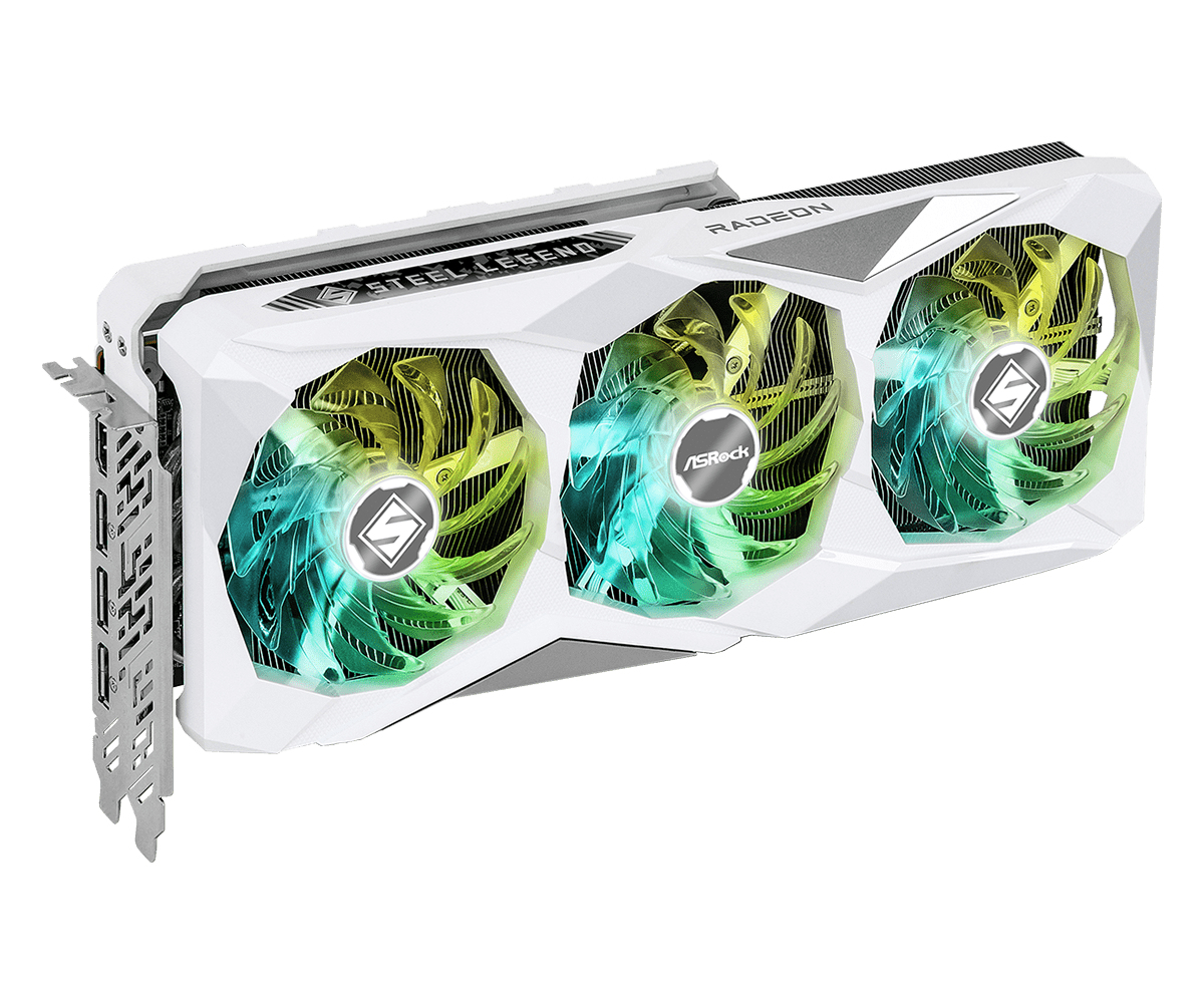 Picture of Picture of Tarjeta Gráfica ASRock Radeon RX 7800 XT Steel Legend OC 16GB GDDR6