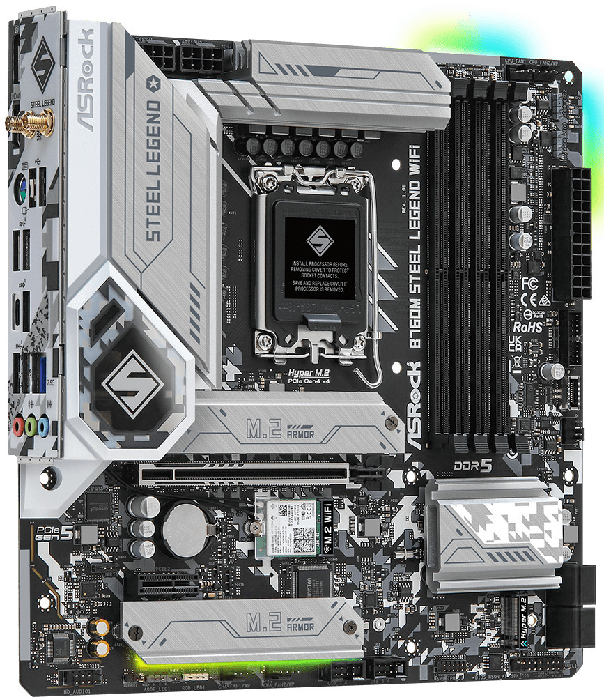 ASRock - Placa Base ASRock B760M Steel Legend